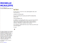 Tablet Screenshot of michellemcauliffe.com